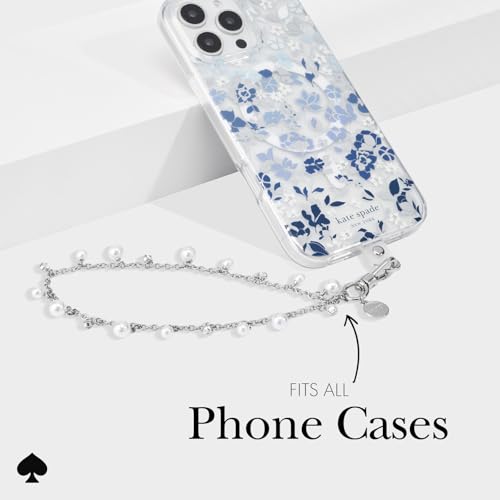 kate spade new york Phone Charm Wrist Strap w/Anchor Card - Dazzling Pearl - image 3