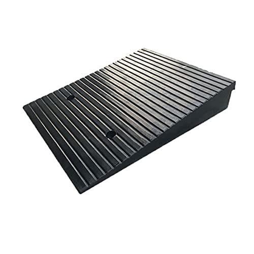 Threshold Ramp, Rubber Threshold Ramp, Solid Rubber Curb Ramps, Threshold Ramp for Doorways, for s, Scooters, Car and Motorbike (Size : 50x60x11cm) ()