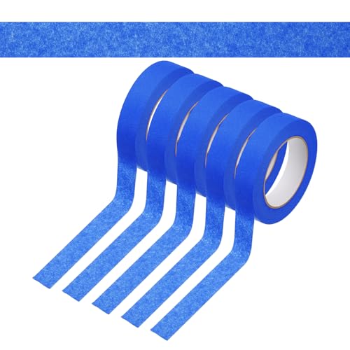 Image of PATIKIL 275Yards x 1 Inch Painters Tape, Painter's Tape Masking Tape Craft Tapes for Multi-Purpose Wall Painting DIY Artist Craft Arts Decoration Labeling, Blue