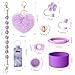 Bufilea Stanley Cup AccessoriesI Bottle Handle Carrier Strap,Silicone Cup Boot, Lipstick Holder, Straw Topper & Spill Stopper Cute Decorative Charms, Accessories for Stanley Cup 40oz/30oz Decor