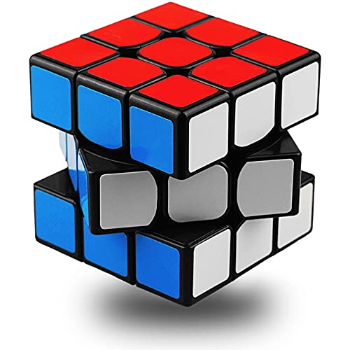 Speed Cube 3x3x3 Cube Toy,QYTOYS Sail-W Classic Magic Cube Puzzle Toy Full Size 56mm/2.2In,Easy Turning and Smooth Play,Durable Puzzle Cube Toy Magic Square Puzzle Cube