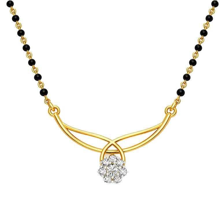 14K/18K Yellow/Rose/White Gold Designer Mangalsutra for Women-image-47