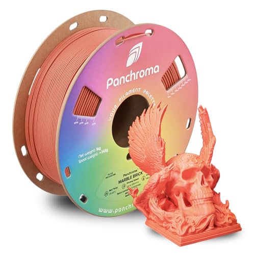 Image of Polymaker Panchroma Marble PLA Filament, Marble Brick 1.75mm 1kg 3D Printing Filament, 3D Printer PLA Filament, Fit Most FDM 3D Printers, 1kg Spool (2.2lbs)