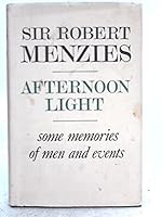 Afternoon light: Some memories of men and events B001B4S30I Book Cover