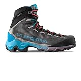 La Sportiva Aequilibrium Hike Gore-TEX - Botas de senderismo para mujer - AW25, Carbon Malibu Blue, 37.5 EU