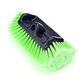 Forgrace 12" Car Wash Brush with Medium Soft Bristle for Auto RV Truck Boat Camper Exterior House Washing Cleaning, Green Plus