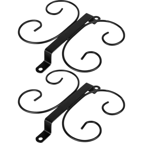 Fjlitx 2 Pcs Hanging Wine Glass Rack, Iron Wine Glass Drying Rack, Under Cabinet Wine Holder, Holds 4 Glasses, Black, Stylish Roll Design