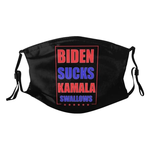 Biden Sucks Kamala Swallows Funny Joe Biden Kamala Harris Adult Dust Mask Adjustable Dust Face with 2 Filter114