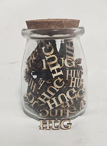 Langjitianya Jar Of Hug Gift Jar,Gag Gift Birthday Gift Christmas Gift Funny Gift,Gift For Friend，Anniversaries Gift Valentines Day Gifts Hug To Give(Hug Jars) (7Oz-Cn) #TOP13