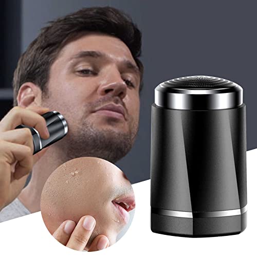 Men's Foil Shavers Small Pocket Size Washable Electric Rechargeable Travel Shavers For Men Mini Portable Shaving Microfoil For Ready To Use One Guards (B, One Size) #TOP5