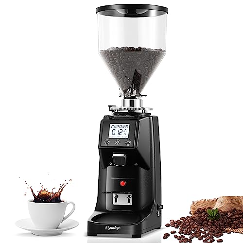 Flyseago 19 Settings Flat Burr Grinder