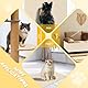 Yokuni 2 Stück Kratzmatte Selbstklebend 200cmx40cm, Katzen Kratzmatte, Kratzteppich Katze, Kratzmatte Katze DIY Trimmbarer, Kratzteppich Selbstklebend Wand Für SchüTzt Sofa