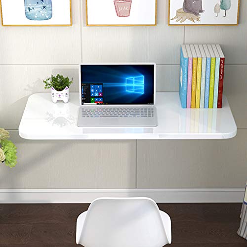 Table suspendue pliante blanche pour savourer le café au balcon