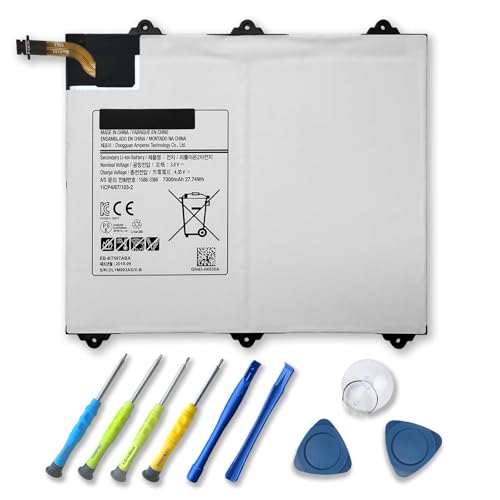 EB-BT567ABA Laptop Battery for Samsung Galaxy Tab E 9.6 XLTE SM-T567 SM-T567V T560 SM-T560NU EB-BT567ABA GH43-04535A Series Notebook 3.8V 7300mAh 27.74Wh with Tools