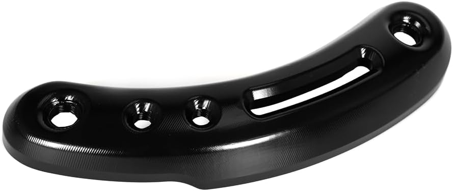 Monkey 125 Muffler Pipe Cover Exhaust Guard Compatible With Monkey125 2018-2024 CNC Aluminium Motorcycle Pipe Protector (Black)