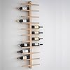 CKB LTD® Deluxe 22 Fles Grote Wandmontage Wijnrek – Ruwe Eiken – Houten Wijnfles Opbergrek Houder Voor Bar Home Keuken