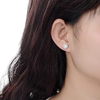 G23 Titanium Nasal nail Piercing Cat Shape Ear stud earrings body Jewelry 16G La