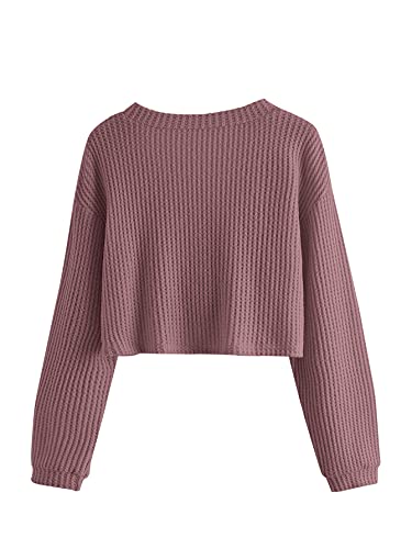 Image of SweatyRocks Women's Long Sleeve Button Front V Neck Soft Cardigan Sweaters
