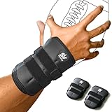 Sylong Wrist Wrap Brace Guard for Football, Cycling, Motocross, Strong Support Protection Effectively Preventing Wrist Sprains Injuries without Limit Hand Movements (2-pack) - L