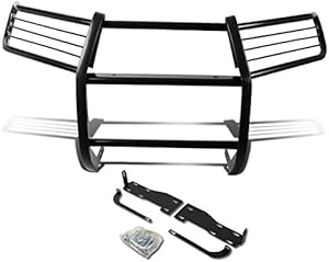 DNA Motoring GRILL-G-069-BK Black Front Bumper Brush Grille Guard Compatible with 10-13 4Runner