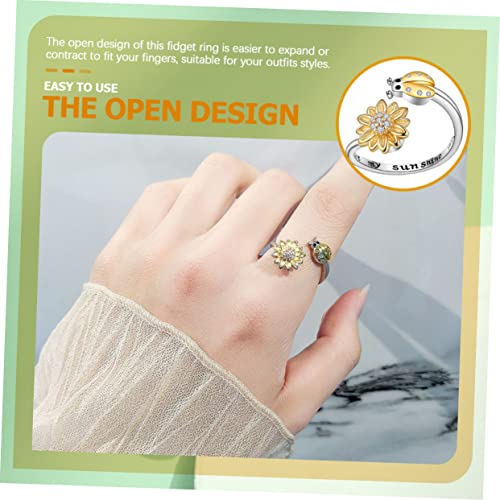 NOLITOY Anel De Joaninha Presente Para Meninas Adolescentes Anéis Para Meninas Presentes De Joaninha