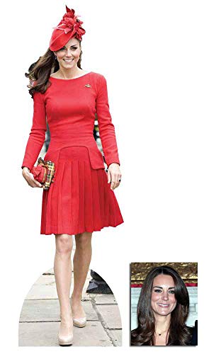 Image of Fan Pack - Catherine Duchess of Cambridge - Kate Middleton Lifesize Cardboard 2D Standup / Cutout Plus 20x25cm Photo