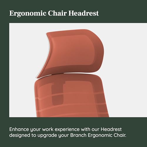 Image of Branch Adjustable Ergonomic Headrest Attachment - Only Compatible Ergonomic Chair - Experience Optimal Comfort and Support - Poppy