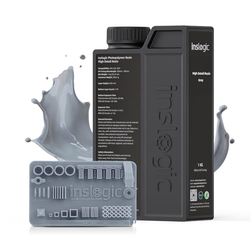 Inslogic 14K 3D Printer Resin for Miniatures Gray