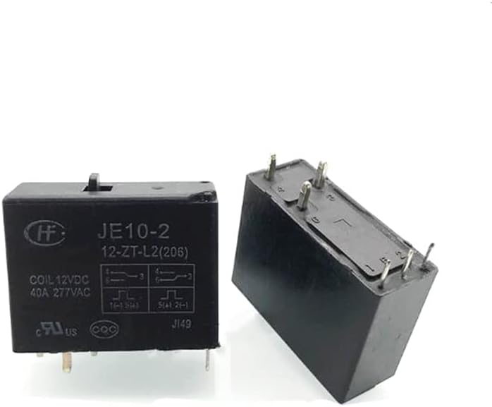 Relay JE10-2-12-ZT-L2 JE10 2 12 ZT L2 JE10212ZTL2 12VDC DC12V 12V 6PIN(10PCS)