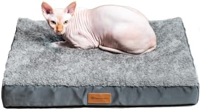 ORIONISPET Eggshell Memory Orthopedic Foam with with Certipur-us® Dog Bed-Removable & Machine Washable-Waterproof Lining & Non-Slip Bottom-for Crate-Suitable Small, Medium and Large Pets (Small)