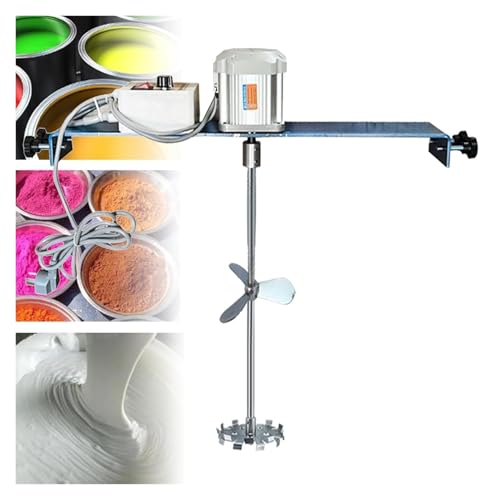 Mezcladora de pintura eléctrica de 1750 W for barriles y tanques, mezcladora de cemento con soporte y cuchilla de acero inoxidable.(C)