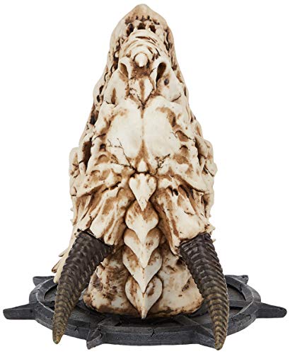 Design Toscano Horned Dragon Skull Wall Trophy Sculpture, 10 Inch, Resin, Faux Bone Finish #TOP3