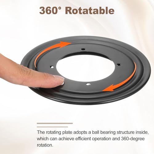 Plateau de base rond pour table bloqué ? Utilisez le support pivotant 14 cm