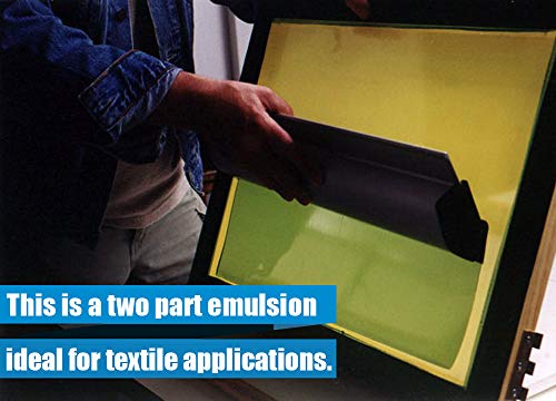 Ecotex WR-Blue Water Resistant Textile Diazo Screen Printing Emulsion (Pint) - Thumbnail 5
