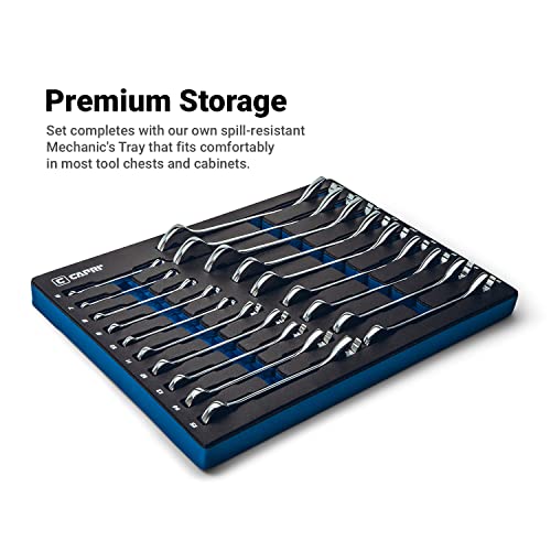 Clés à angle ouvert Capri Tools pour débloquer les raccords de freins SAE - 8