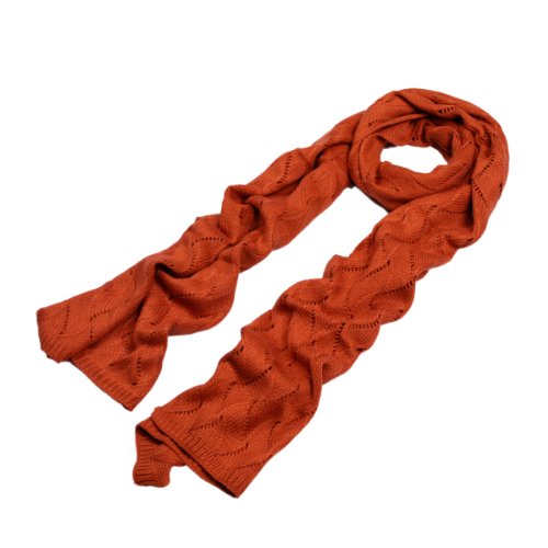 TrendsBlue Premium Winter Flame Knit Scarf2