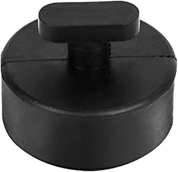Floor Jack Rubber Pad, 4 Pcs Rubber Jacking Lift Pucks for Corvette C5 C6 C7, 3,366 lbs Capacity – Protects Rocker Panels & Chassis (Black)