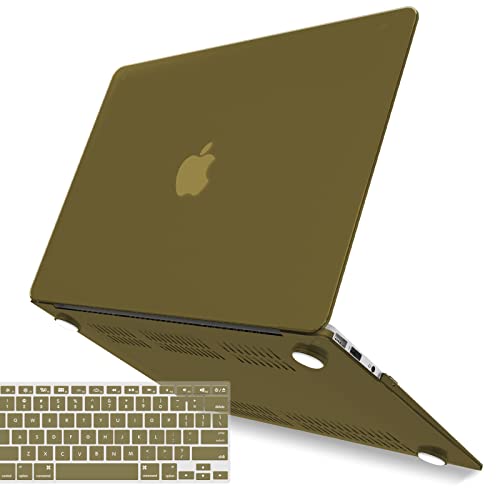 IBENZER Compatible with Old Version MacBook Air 13 Inch Case (2010-2017 Release). Models: A1466 / A1369, Plastic Hard Shell Case with Keyboard Cover for Mac Air 13, Airy Blue, A13ARBL+1A