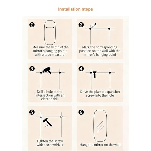 Miroir salle de bain éclairage rétroéclairé LED intensité variable - 8