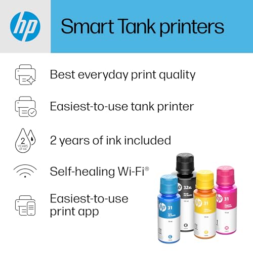 HP Smart Tank Plus 651 Wireless All-in-One Printer, Ink Tank Printer-for-Home Use, 2 Years of Ink Included Auto Document Feeder, Mobile Print, Scan, Copy, Fax. (7XV38A) by HP - Image 9