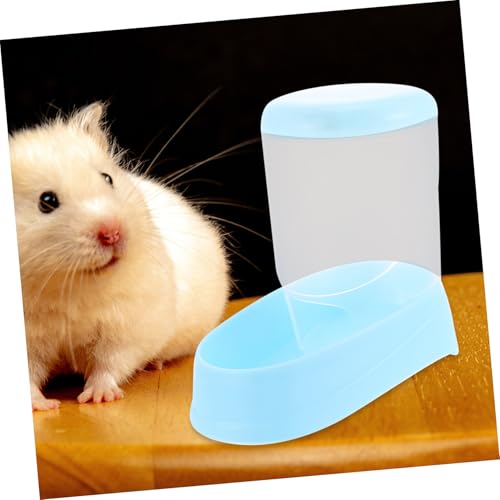 JUMPLAWN 自動給餌器 ハムスター用 耐転倒設計 透明観察可能 プラスチック製 ペット用詰め替え可能フードディスペンサー 小動物飼育用品