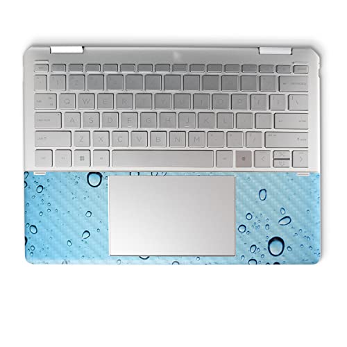 Image of MightySkins Carbon Fiber Skin Compatible with HP Spectre x360 14 inch (2022) Full Wrap Kit - Rainy Day | Protective, Durable Textured Carbon Fiber Finish | Easy to Apply | Made in The USA