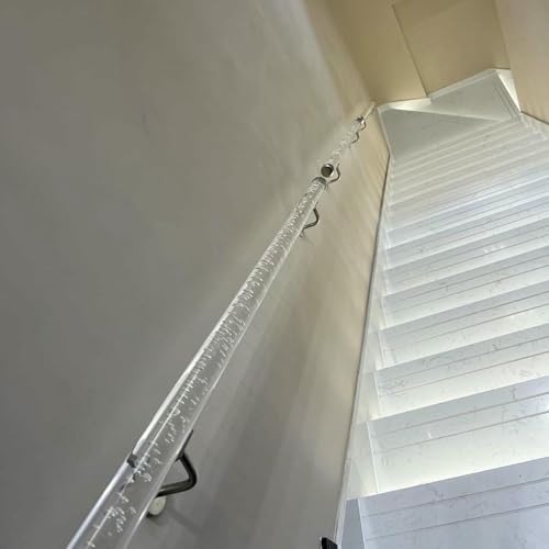 Main courante escalier transparent pour éviter chutes intérieures