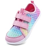 IceUnicorn Scarpe a piedi nudi per bambini, per ragazzi e ragazze, larghe, minimaliste, da trail, Colore: rosa., 30 EU Larga