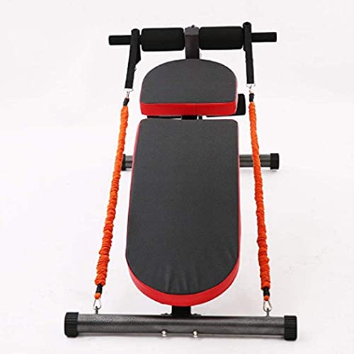 FACAZ Utility Gym Bench Inklapbare halterbank, voor krachttraining en fitnessapparaten, plat en kantelbaar, zwart - Image 4