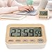 Woodgrain Kitchen Timer, Accurate User Friendly Study Timer with Precise Countdown Functionality for Cooking Kids Classroom Studying Learning