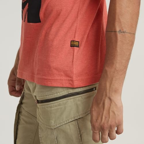 G Star Homme T Shirt JMW Building finch htr D24686 336 G392 - vue 6