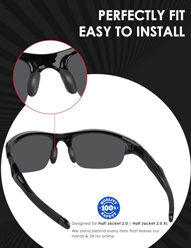 Image of BLAZERBUCK Replacement Sock Kits Earsocks & Nosepieces for Oakley Half Jacket 2.0 XL Sunglass