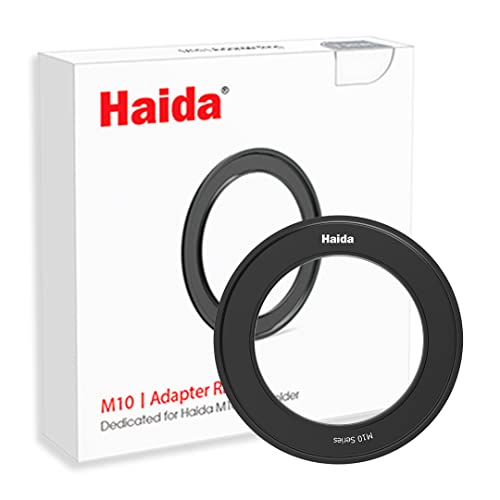 Anillo adaptador de filtro Haida de aleación de aluminio para lentes y porta filtros, 37 mm a 95 mm, compatible con porta filtros M10 y M10-II (62 mm) miniatura 1
