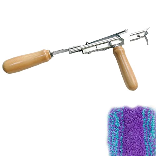 Minan Herramienta para tejer a mano | Herramienta de tejido de alfombra de corte de pelo | Herramienta de arranque manual de velocidad manual de punto para diferentes patrones de fantasía